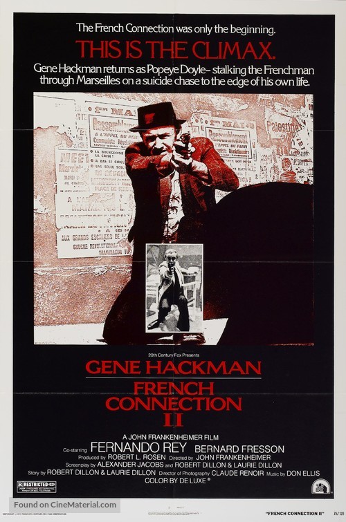 French Connection II (1975) movie poster
