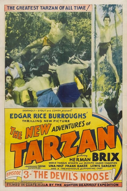 The New Adventures of Tarzan - Movie Poster