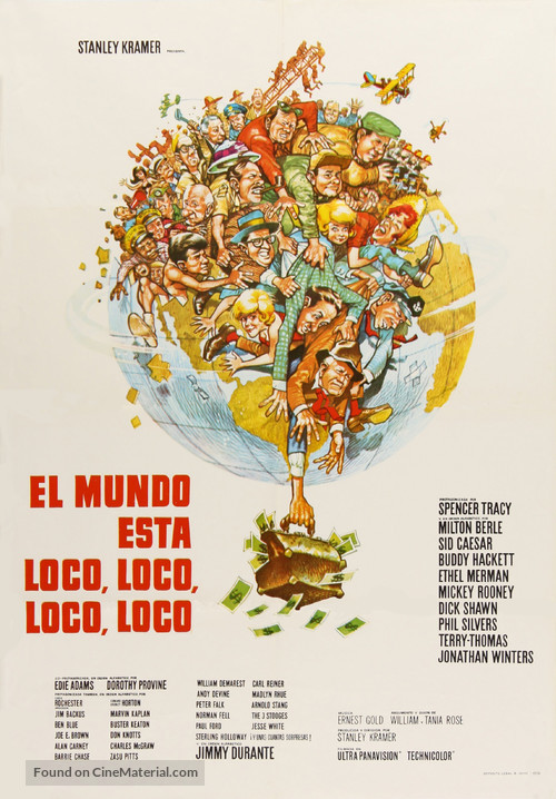 It&#039;s a Mad Mad Mad Mad World - Spanish Movie Poster