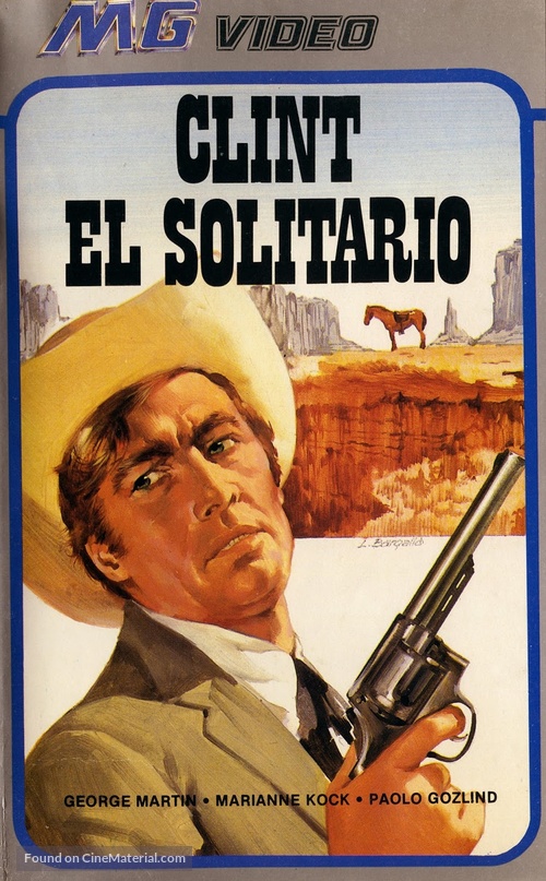 Clint el solitario - Spanish VHS movie cover