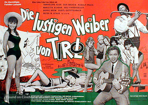 Die lustigen Weiber von Tirol - German Movie Poster