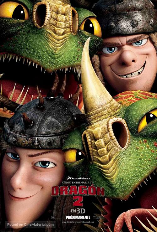 How to Train Your Dragon 2 - Colombian Movie Poster