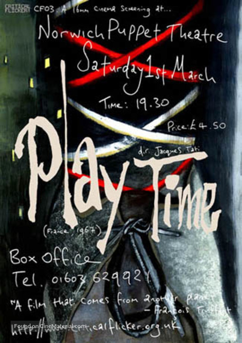 Play Time - British Re-release movie poster