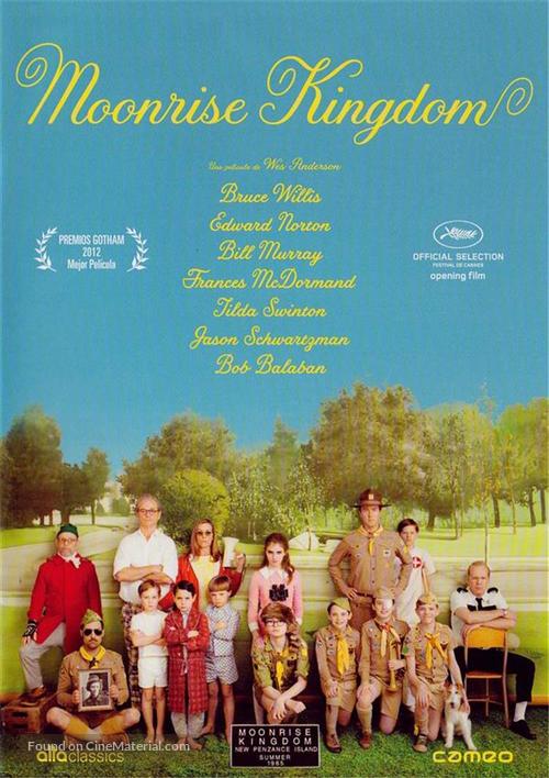 Moonrise Kingdom - Spanish DVD movie cover