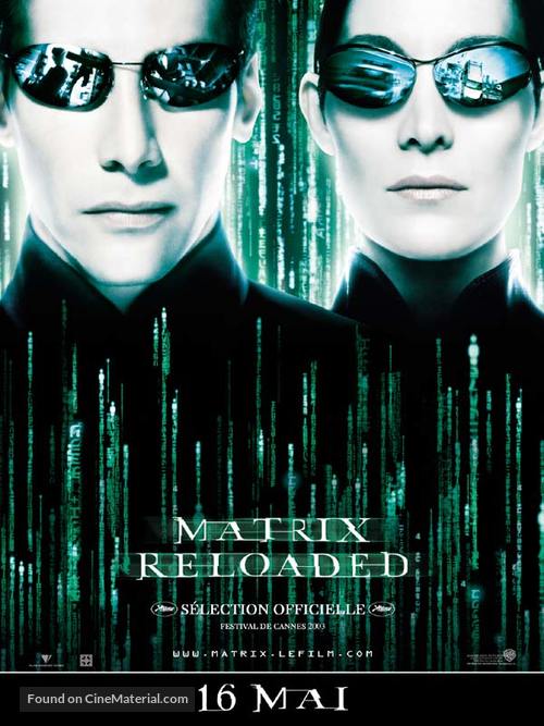 The Matrix Reloaded - French Teaser movie poster