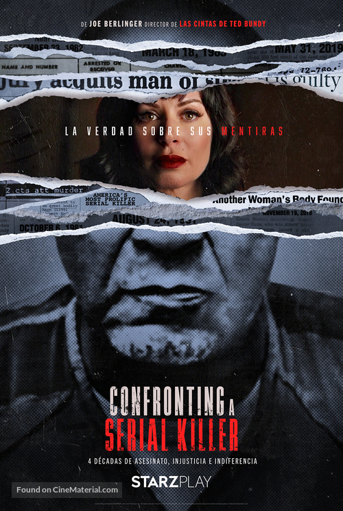 &quot;Confronting A Serial Killer&quot; - Spanish Movie Poster