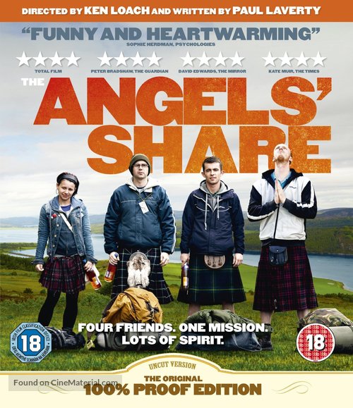 The Angels&#039; Share - British Blu-Ray movie cover