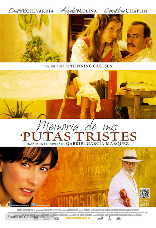 Memoria de mis putas tristes - Mexican Movie Poster