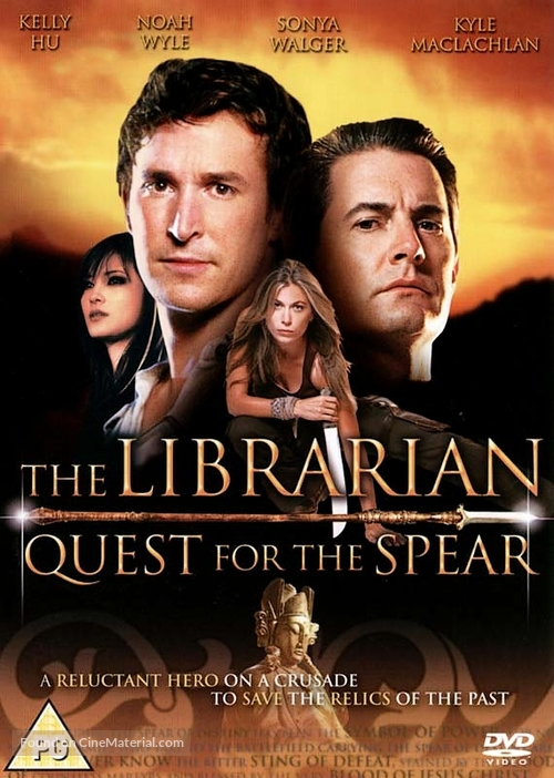 The Librarian: Quest for the Spear - British DVD movie cover