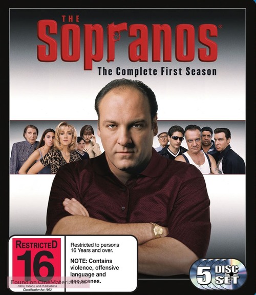 &quot;The Sopranos&quot; - New Zealand Blu-Ray movie cover
