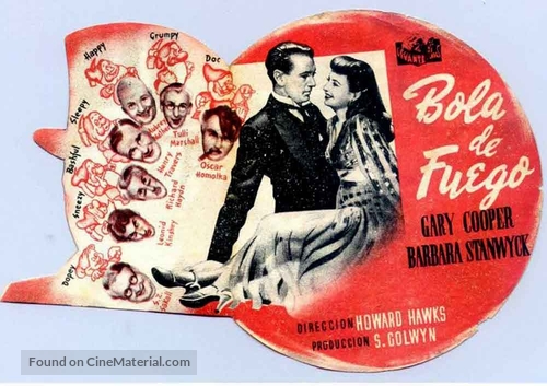 Ball of Fire - Spanish Movie Poster