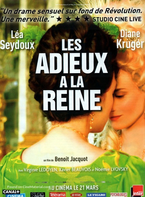 Les adieux &agrave; la reine - French Movie Poster