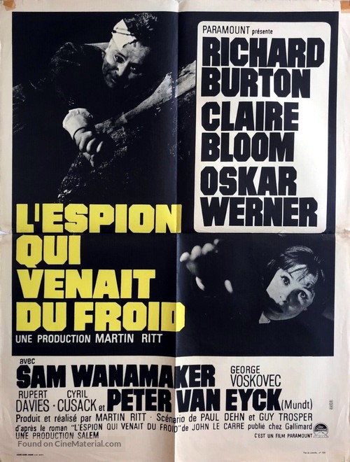 The Spy Who Came in from the Cold - French Movie Poster