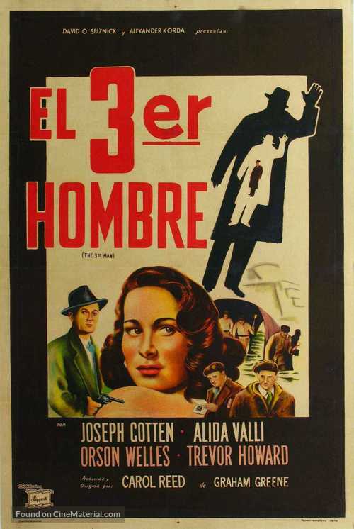 The Third Man - Argentinian Movie Poster