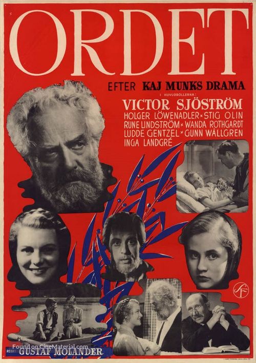 Ordet - Swedish Movie Poster