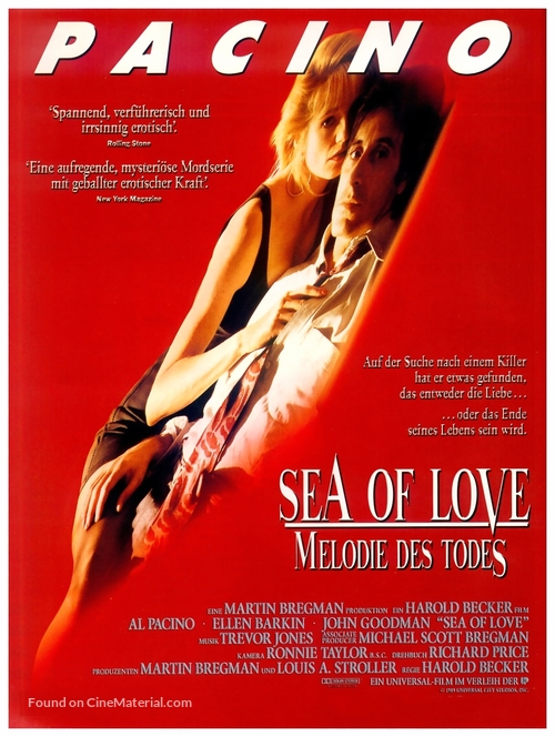 Sea of Love - German Movie Poster