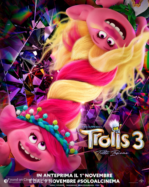 Trolls Band Together - Italian Movie Poster