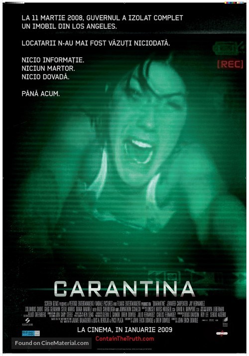 Quarantine - Romanian Movie Poster