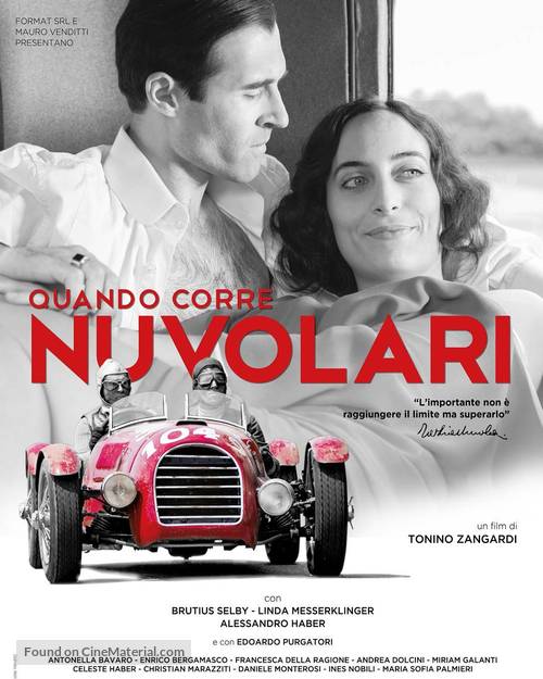 When Nuvolari Runs: The Flying Mantuan - Italian Movie Poster