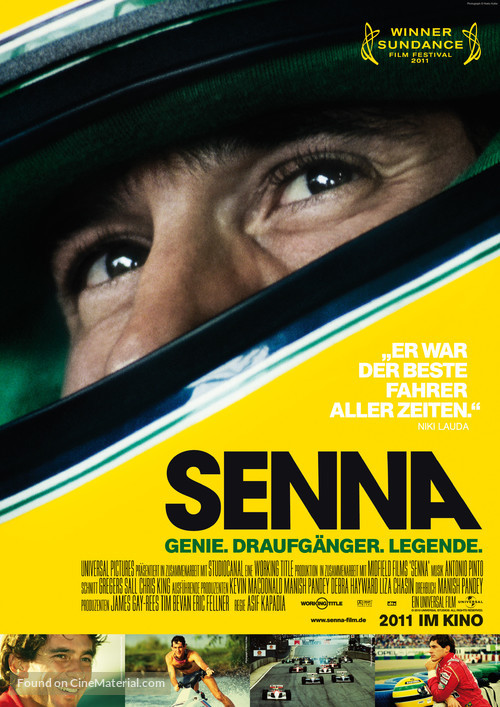 Senna - German Movie Poster
