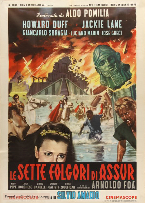 Le sette folgori di Assur - Italian Movie Poster