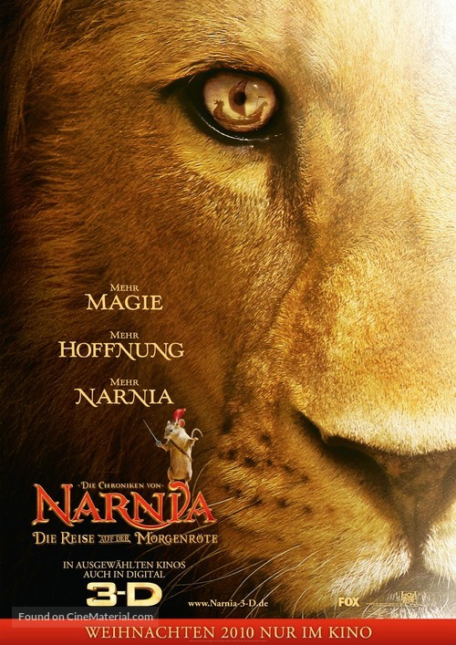 The Chronicles of Narnia: The Voyage of the Dawn Treader - German Movie Poster
