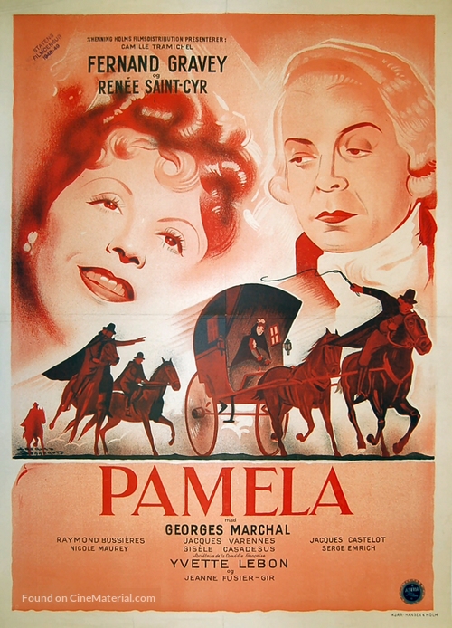 Pam&egrave;la - Danish Movie Poster