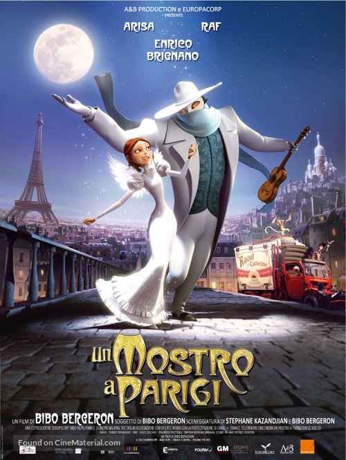 Un monstre &agrave; Paris - Italian Movie Poster
