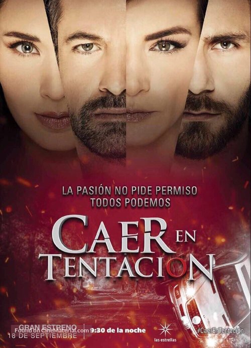 &quot;Caer en tentaci&oacute;n&quot; - Mexican Movie Poster