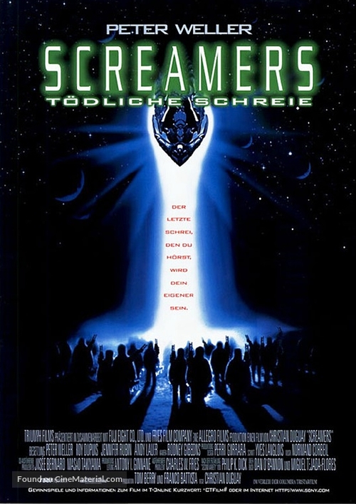 Screamers - German Movie Poster