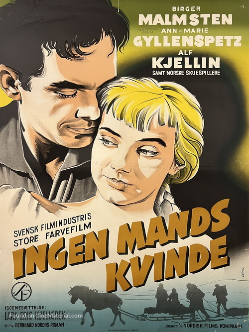 Ingen mans kvinna - Danish Movie Poster