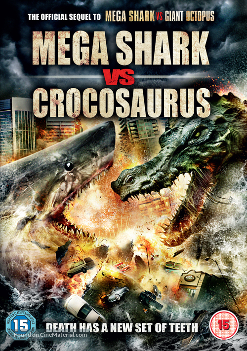 Mega Shark vs Crocosaurus - British DVD movie cover