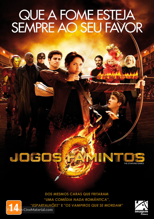 The Starving Games - Brazilian DVD movie cover