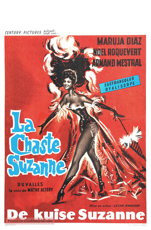 La casta Susana - Belgian Movie Poster