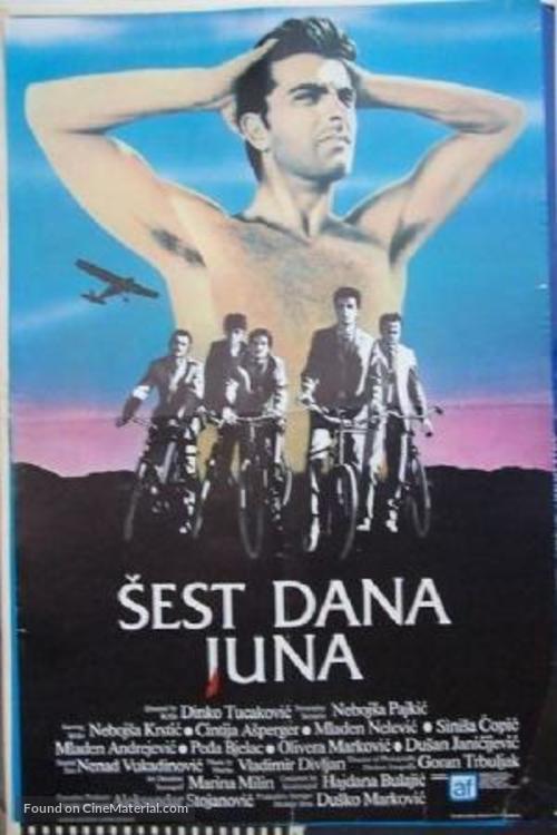 Sest dana juna - Yugoslav Movie Poster