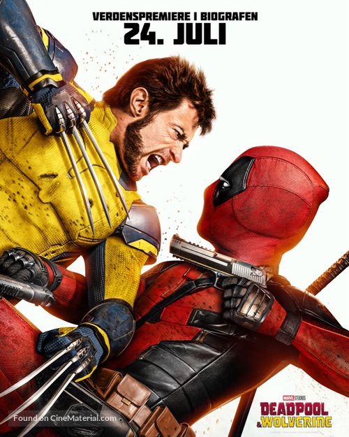 Deadpool &amp; Wolverine - Danish Movie Poster