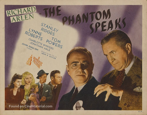 The Phantom Speaks - Movie Poster