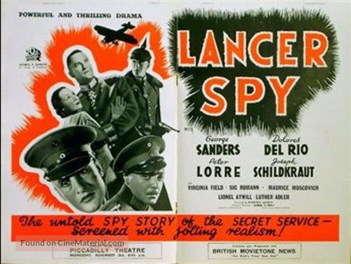 Lancer Spy - British Movie Poster