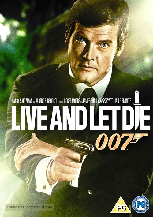 Live And Let Die - British DVD movie cover