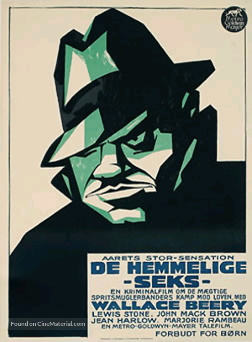 The Secret Six - Danish Movie Poster