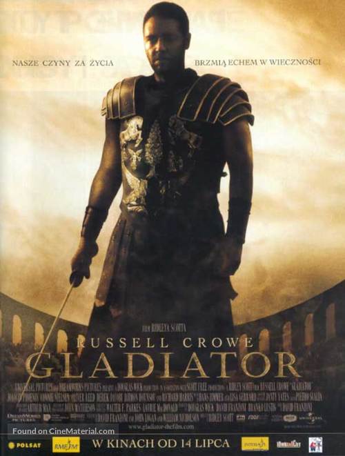 Gladiator - Polish Movie Poster