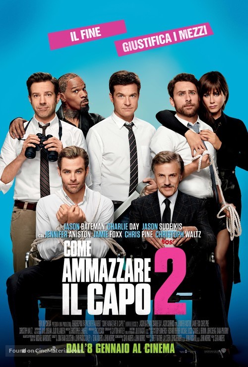 Horrible Bosses 2 - Italian Movie Poster