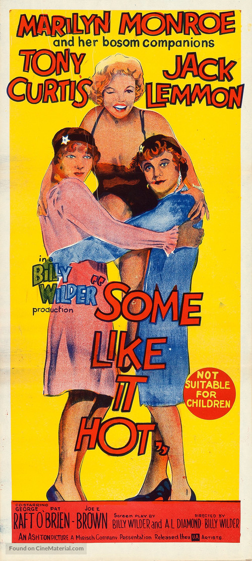 Some Like It Hot - Australian Movie Poster