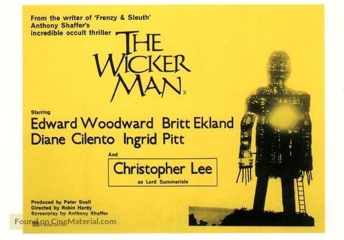 The Wicker Man - British Movie Poster