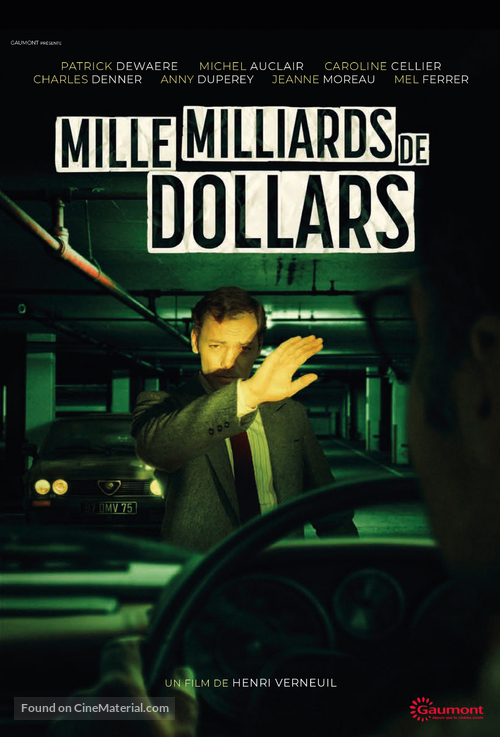 Mille milliards de dollars - French DVD movie cover