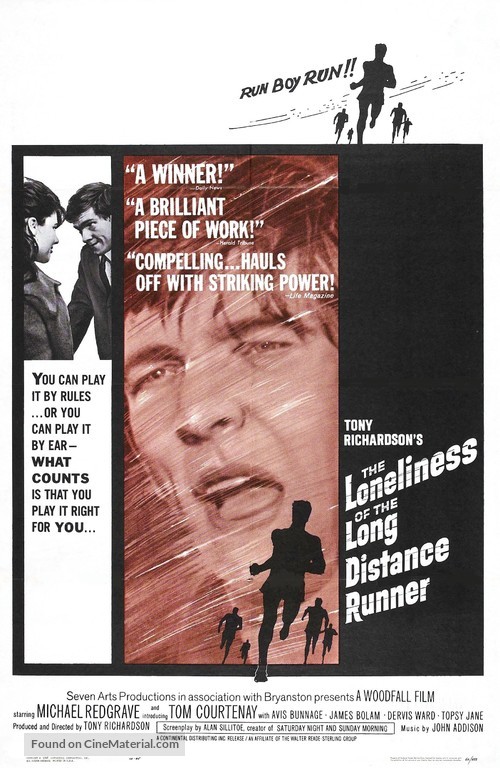 The Loneliness of the Long Distance Runner - Movie Poster
