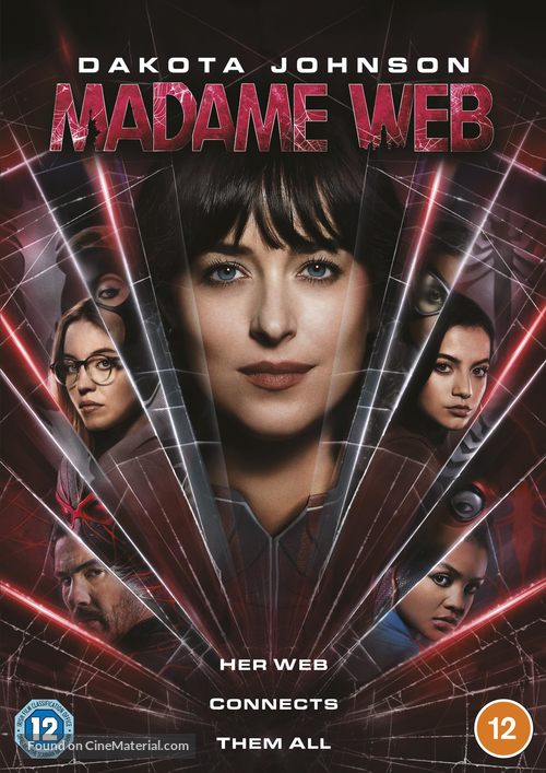 Madame Web - British DVD movie cover