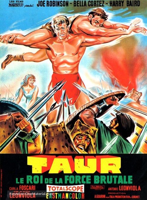 Taur, il re della forza bruta - French Movie Poster