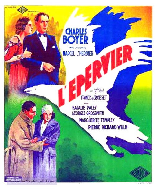 &Eacute;pervier, L&#039; - French Movie Poster