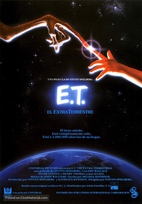 E.T. The Extra-Terrestrial - Spanish Movie Poster